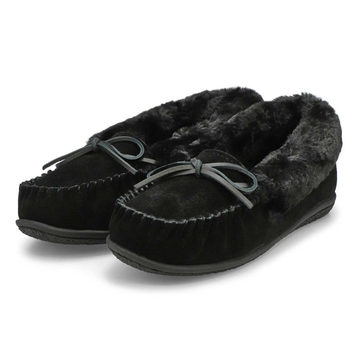 Women's SUPERBALICUFF suede ballerina moccasins
