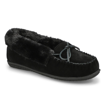 Women's SUPERBALICUFF suede ballerina moccasins