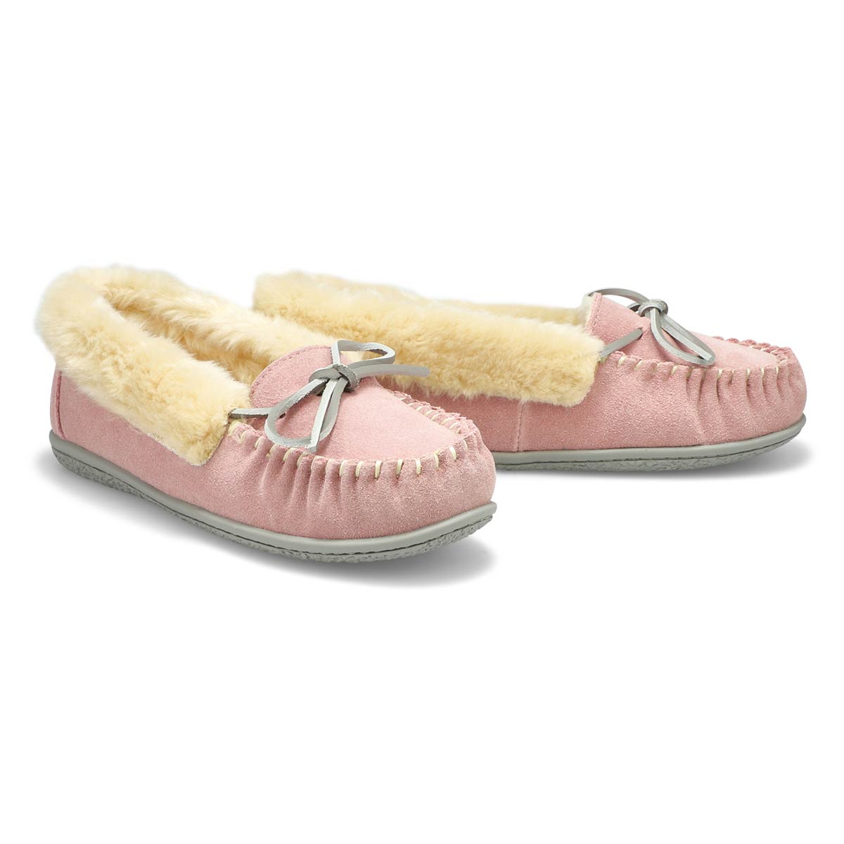 SoftMocs-ballerines SUPER BALI CUFF, rose millénaire, femmes