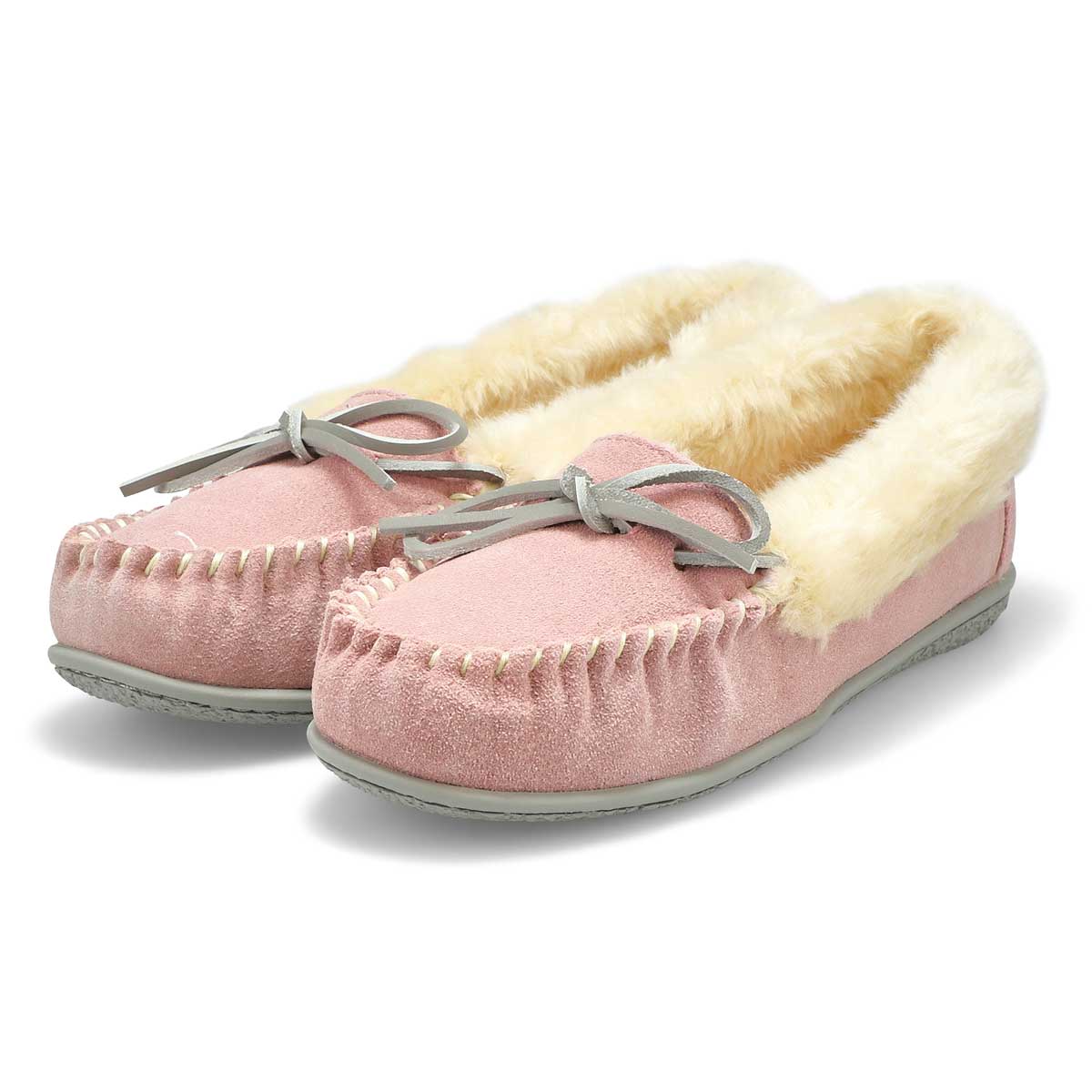 SoftMocs-ballerines SUPER BALI CUFF, rose millénaire, femmes