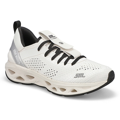 Lds Surge 1 Lace Up Sneaker - White/Silver