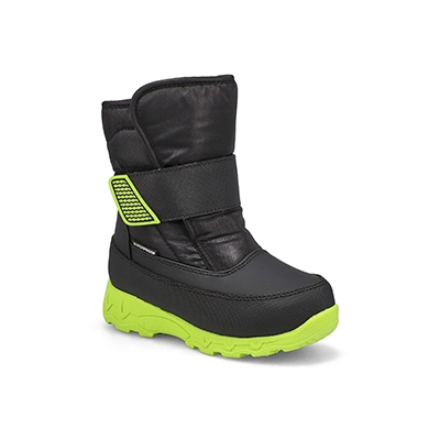 Inf-B Swift Waterproof Winter Boot - Black/Lime