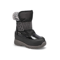 Infants' Swirl Waterproof Winter Boot - Black