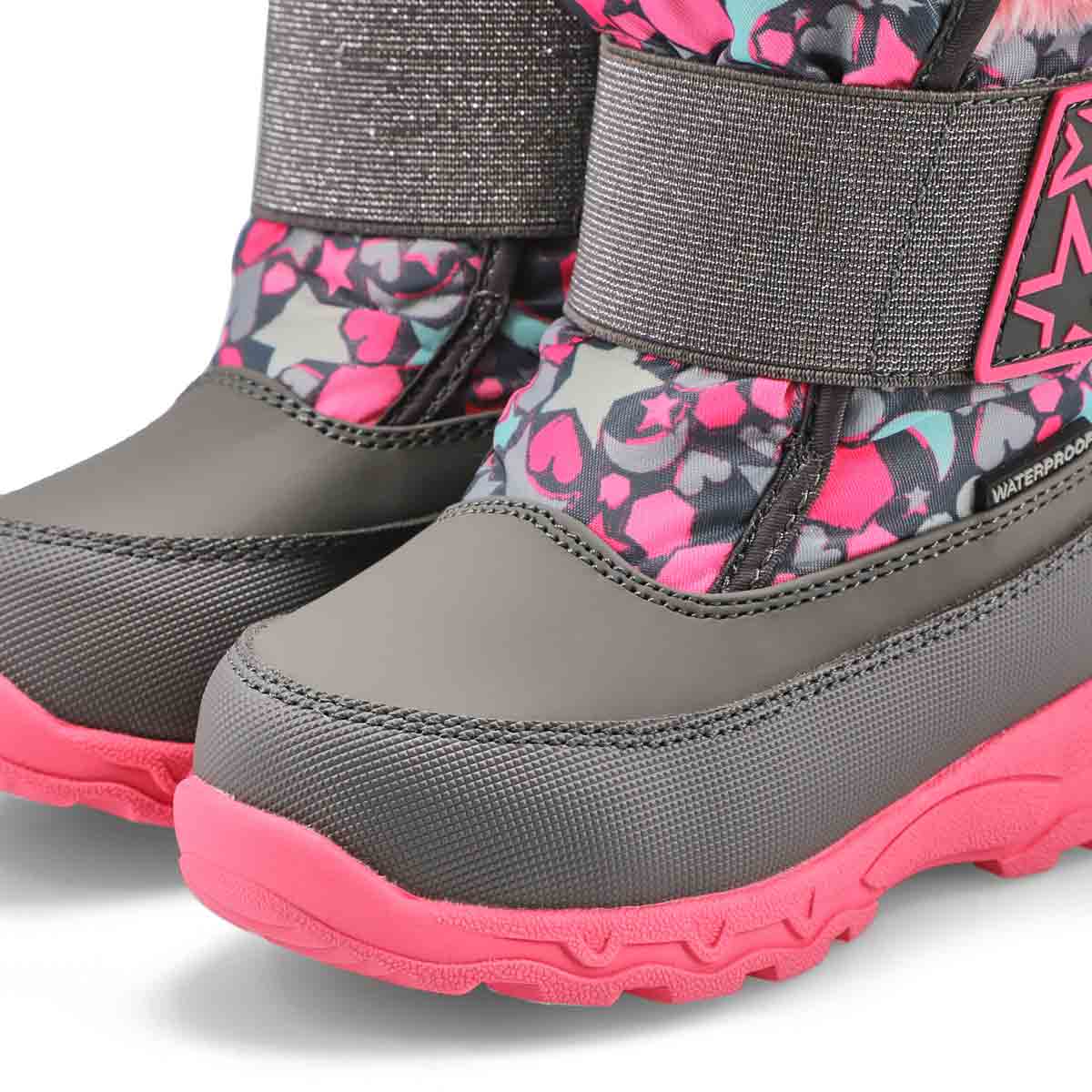 Infants' Swirl Waterproof Winter Boot - Charcoal
