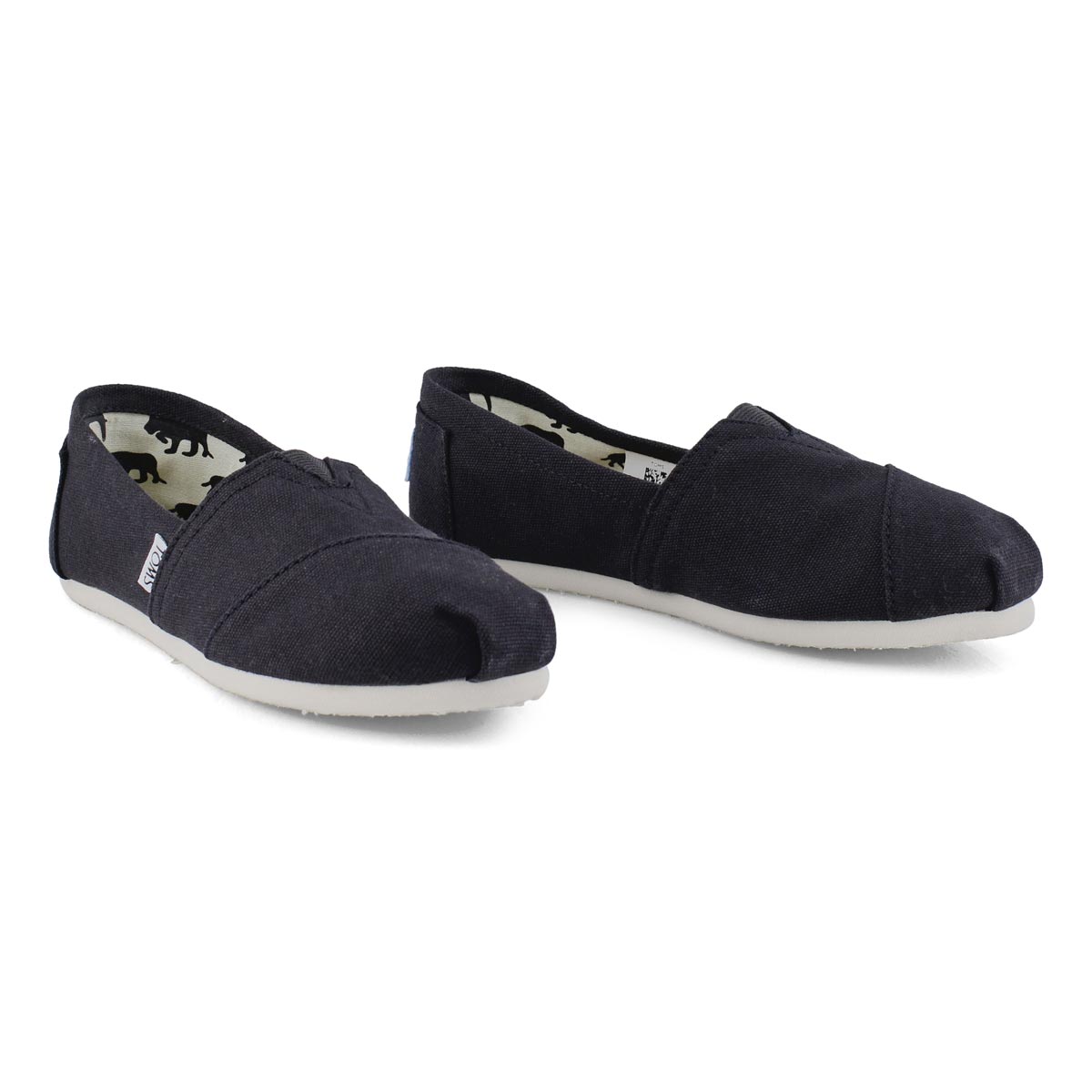 TOMS Women's Classic Canvas Loafer Black Bl