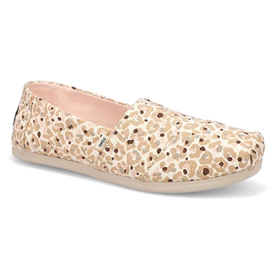 Lds Classic Alpargata cheetah loafer