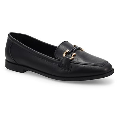 Lds Tabitha 2 Leather Slip On Loafer- Black