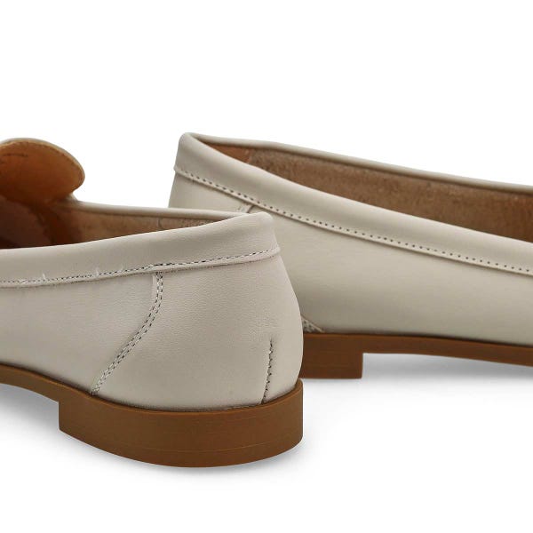 Flâneur en cuir TABITHA 2, craie, femmes