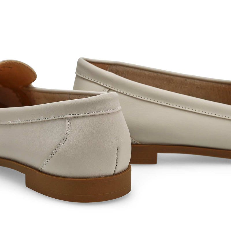 Flâneur en cuir TABITHA 2, craie, femmes