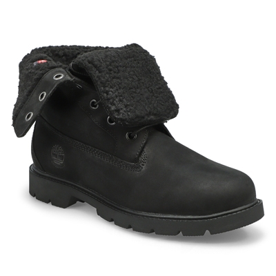 Lds Linden Woods 6 Folddown Waterproof Boot - Black