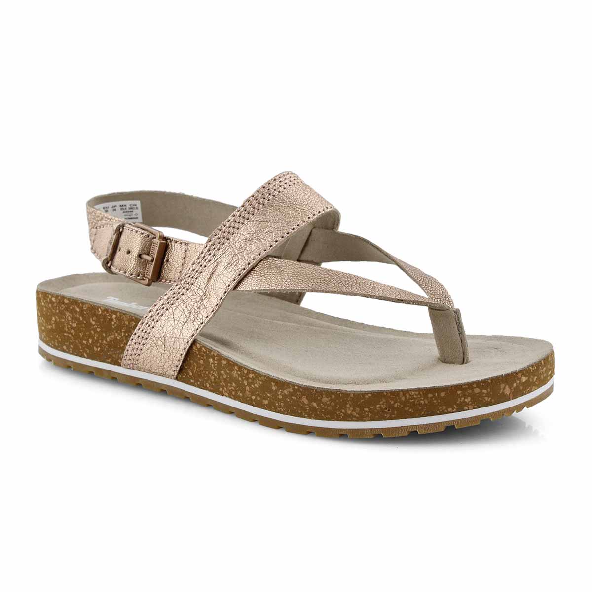 timberland rose gold sandals