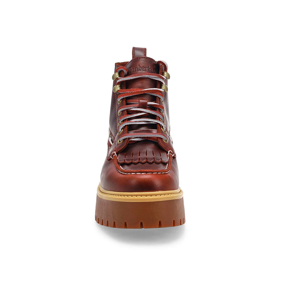 Women's Stone Street 7 Eye Lace Up Boot - Burgundy