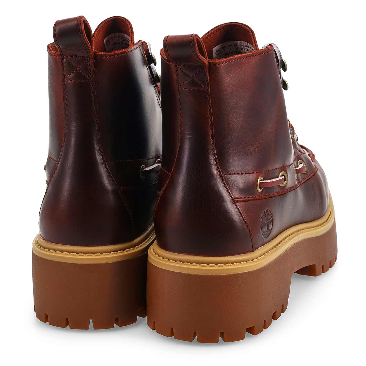 Women's Stone Street 7 Eye Lace Up Boot - Burgundy