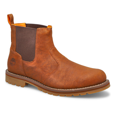 Mns Redwood Falls Casual Chelsea Boot - Rust