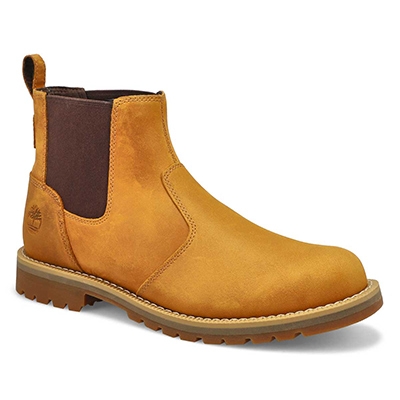 Mns Redwood Falls Leather Chelsea Boot - Wheat