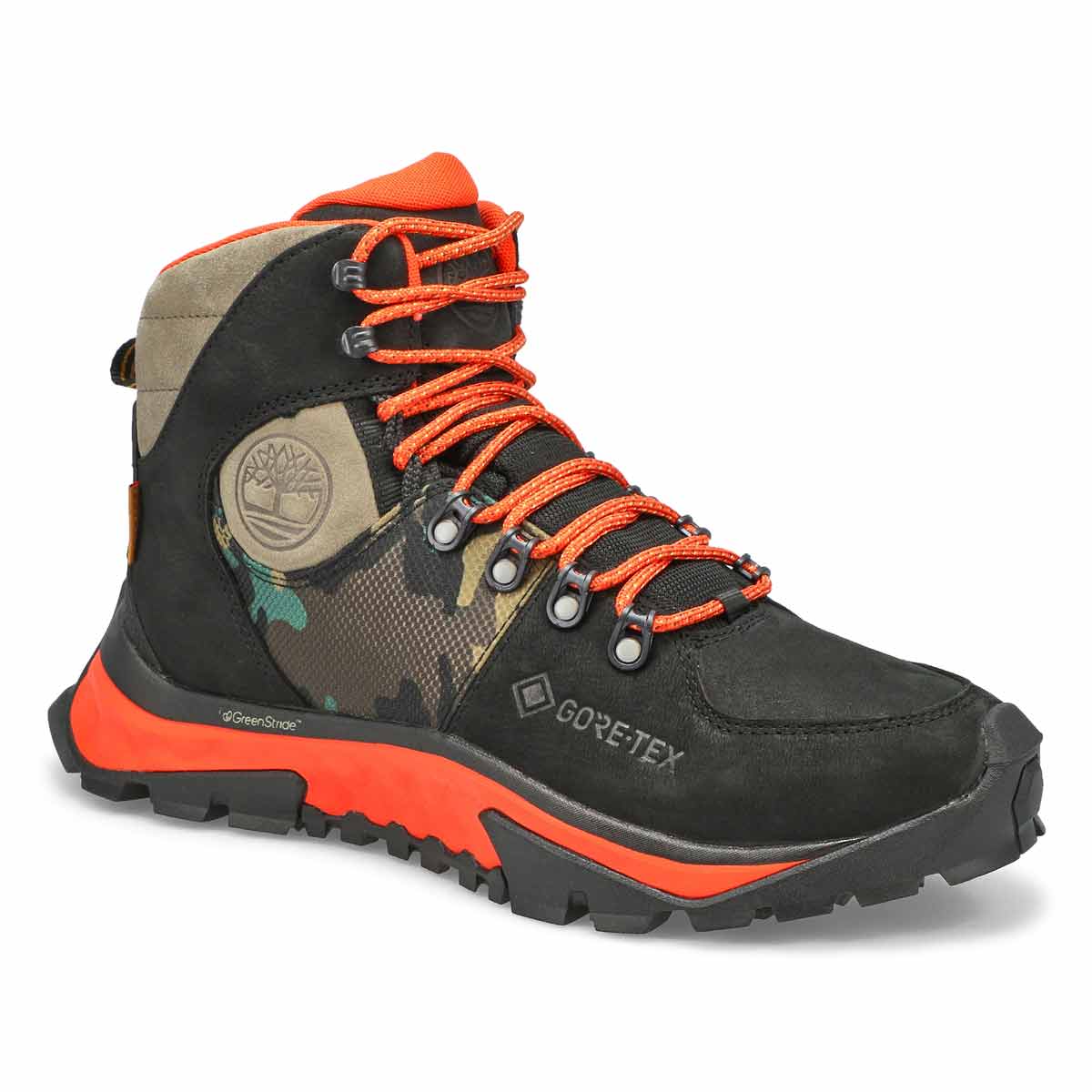 Men's Solar Ridge Waterproof Ankle Boot-Black/Camo