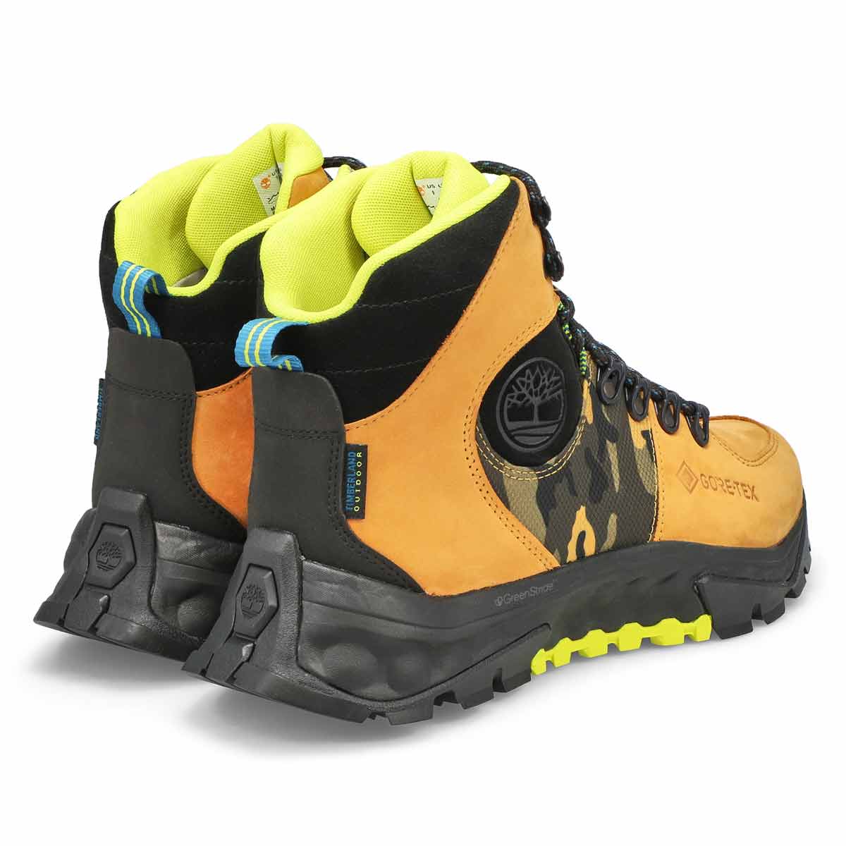 Men's Solar Ridge Waterproof Ankle Boot-Wheat/Camo