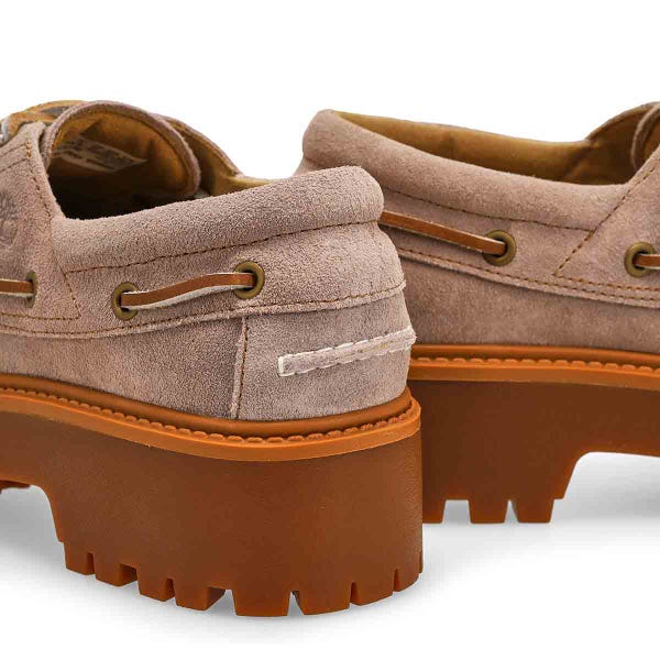 Women's  Stone Street Platform Boat Shoe - Light Purple