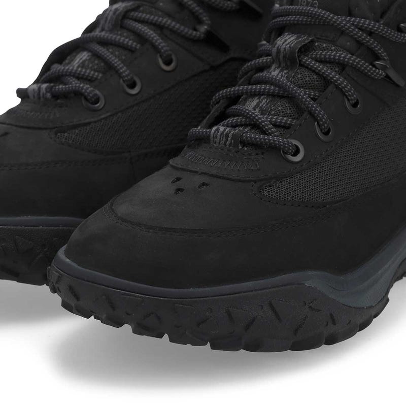 Men's Timbercush 7 Waterproof Lace Up Sneaker - Black