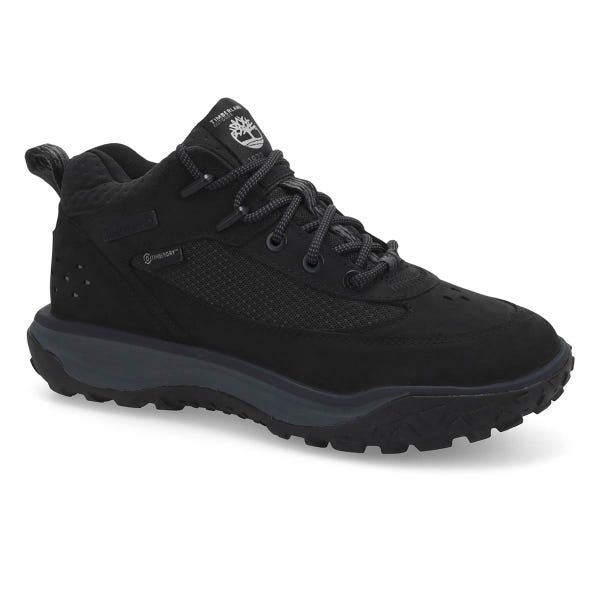 Men's Timbercush 7 Waterproof Lace Up Sneaker - Black