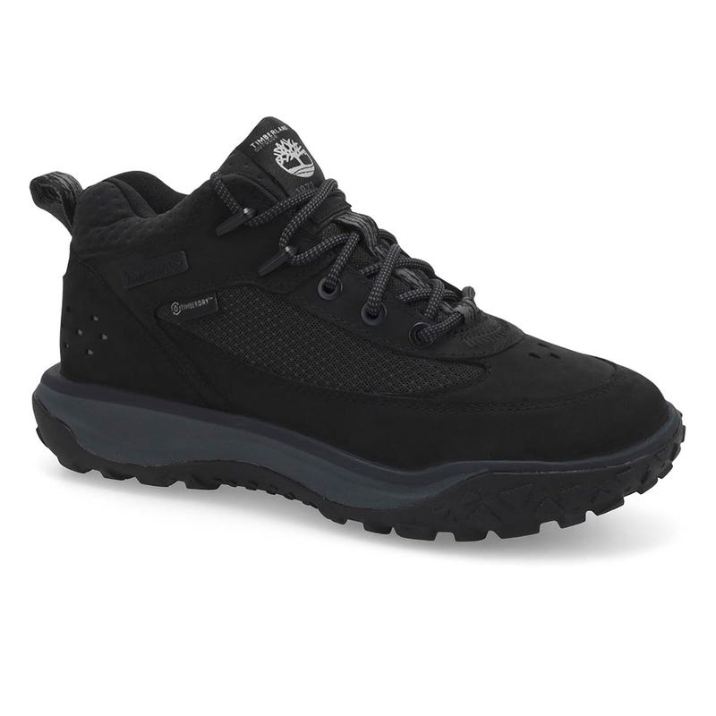 Men's Timbercush 7 Waterproof Lace Up Sneaker - Black