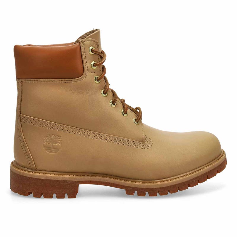 Men's Premium 6 Inch Waterproof Boot- Medium Beige