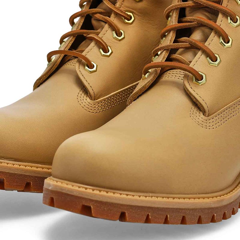 Men's Premium 6 Inch Waterproof Boot- Medium Beige