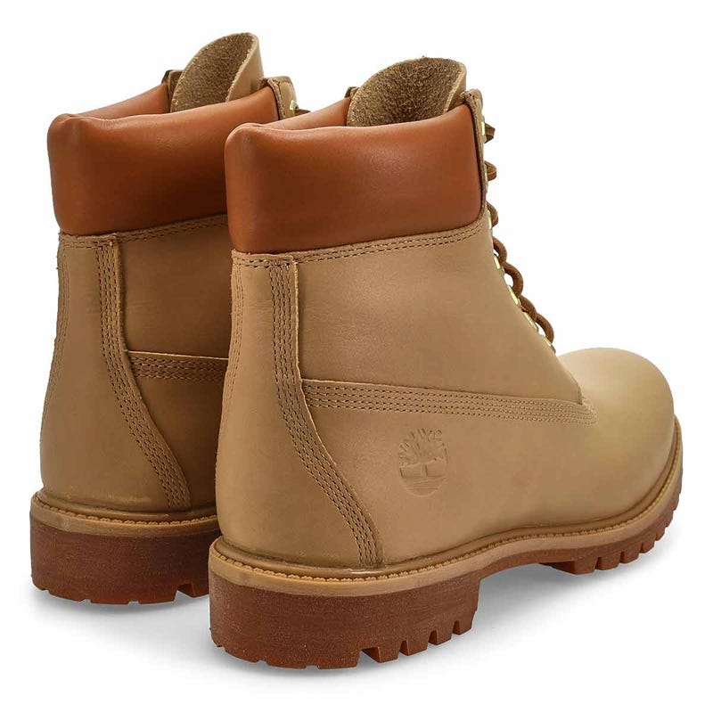 Men's Premium 6 Inch Waterproof Boot- Medium Beige