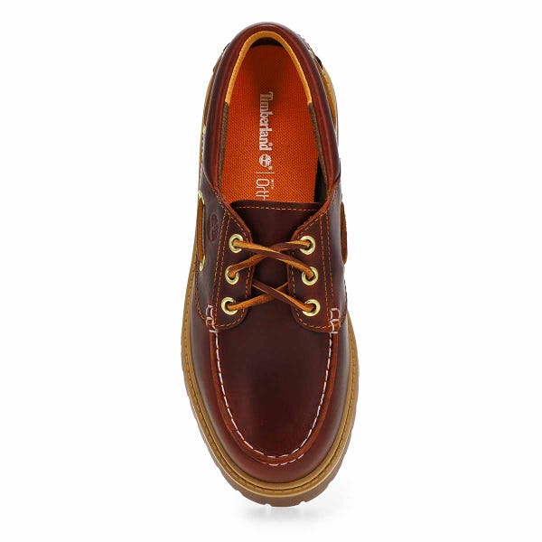 Women's Stone Street Platform Boat Shoe - Rootbeer