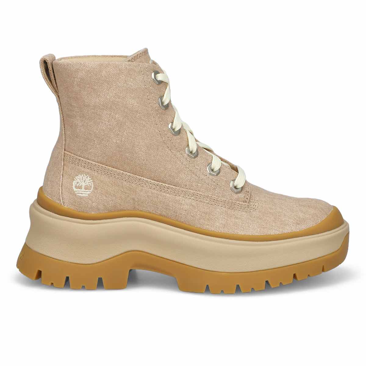 Botte mi-haute à lacets ROXIE LANE MID, beige pâle, femmes