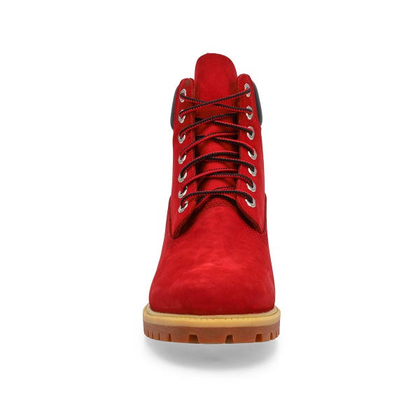 Men's Red Icons Premium 6 Inch Waterproof Boot - Dark Red