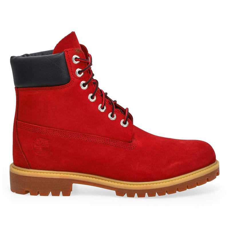 Men's Red Icons Premium 6 Inch Waterproof Boot - Dark Red