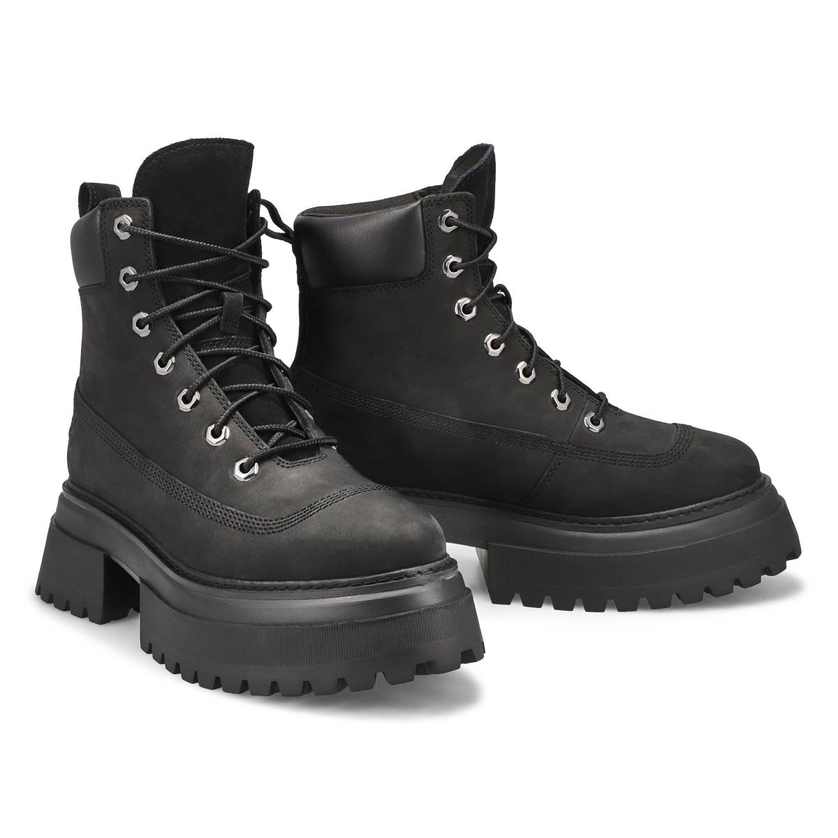 Women's Sky 6 Lace Up Boot - Black