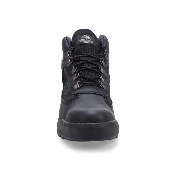 Men's Field Boot Mid Waterproof Boot - Black Full Grain