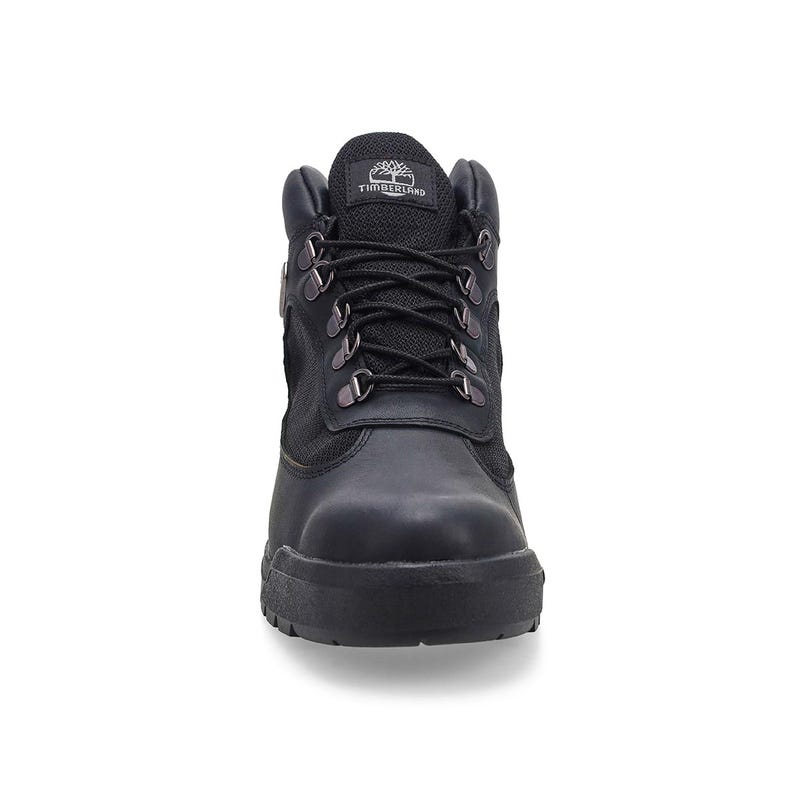 Men's Field Boot Mid Waterproof Boot - Black Full Grain