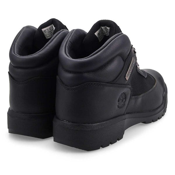 Men's Field Boot Mid Waterproof Boot - Black Full Grain