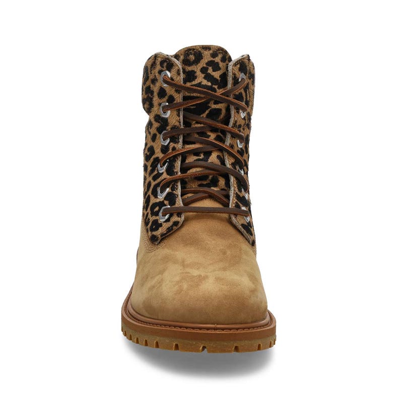 Botte à lacets PREMIUM 6 INCH, beige moyen, femmes