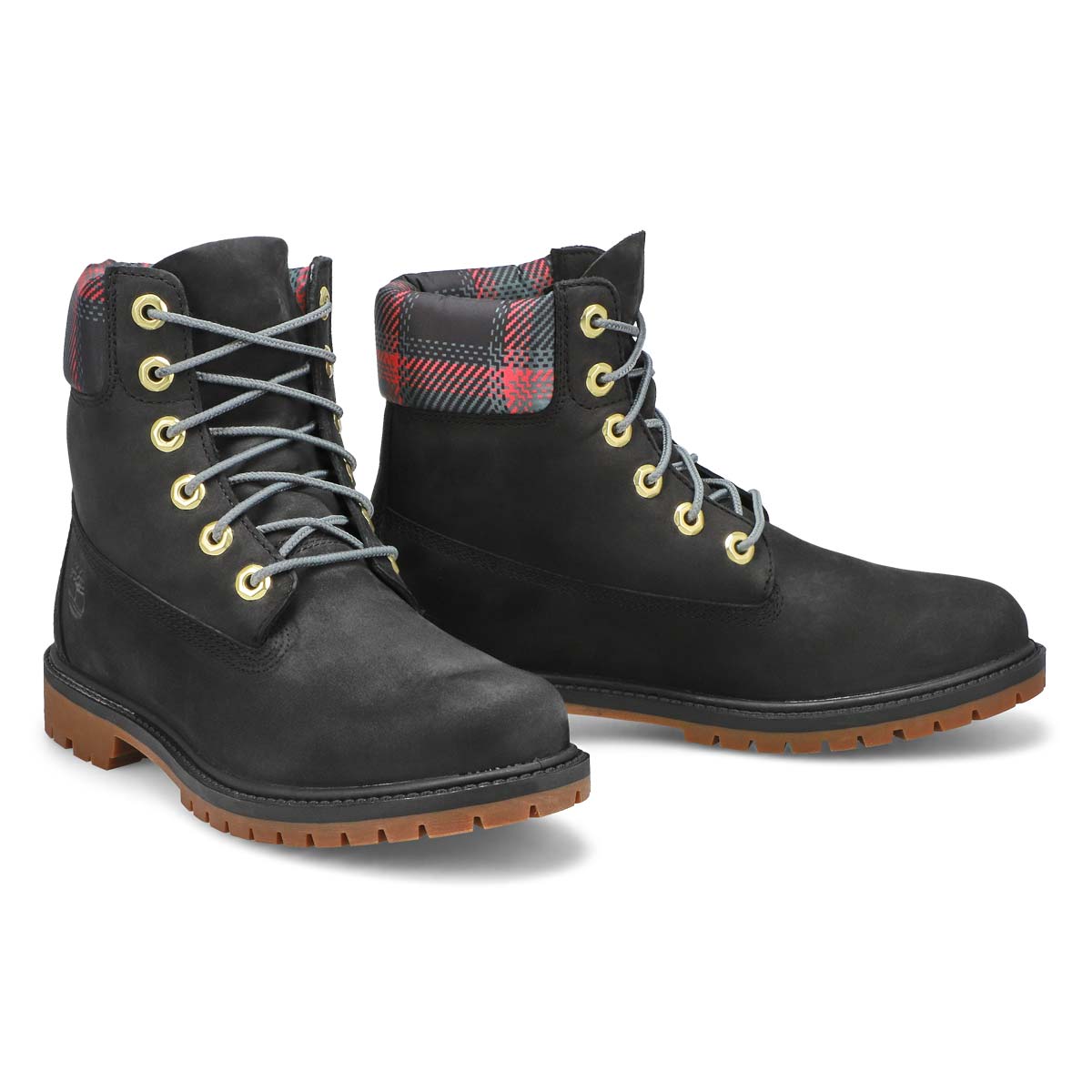 Botte imperméable PREMIUM 6, noir/rose, femmes