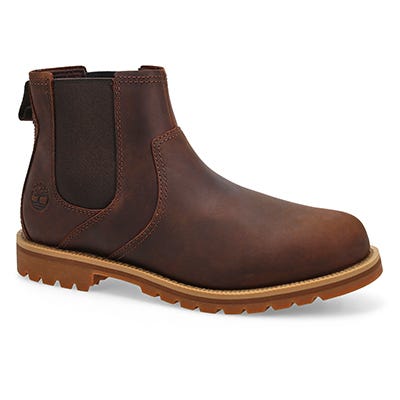 Mns Britton Falls Casual Chelsea Boot - Dark Brown