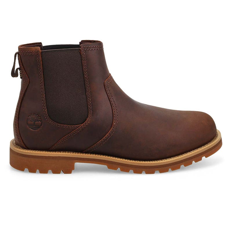 Men's Britton Falls Casual Chelsea Boot - Dark Brown