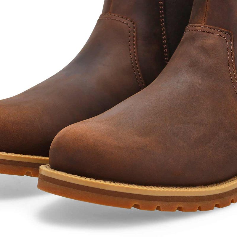 Men's Britton Falls Casual Chelsea Boot - Dark Brown