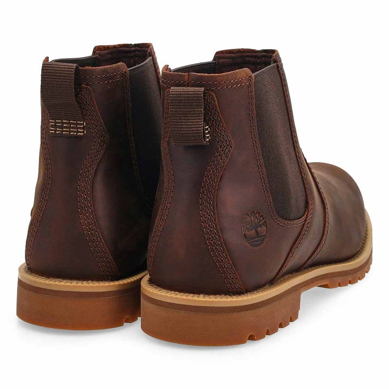 Men's Britton Falls Casual Chelsea Boot - Dark Brown