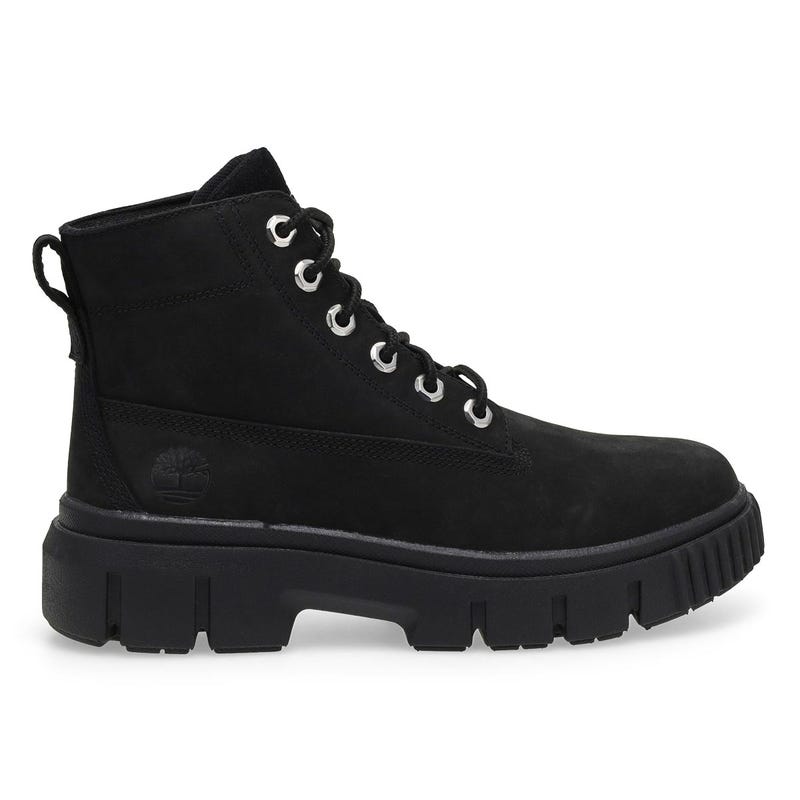 Women's Greyfield Lace Up Boot - Black