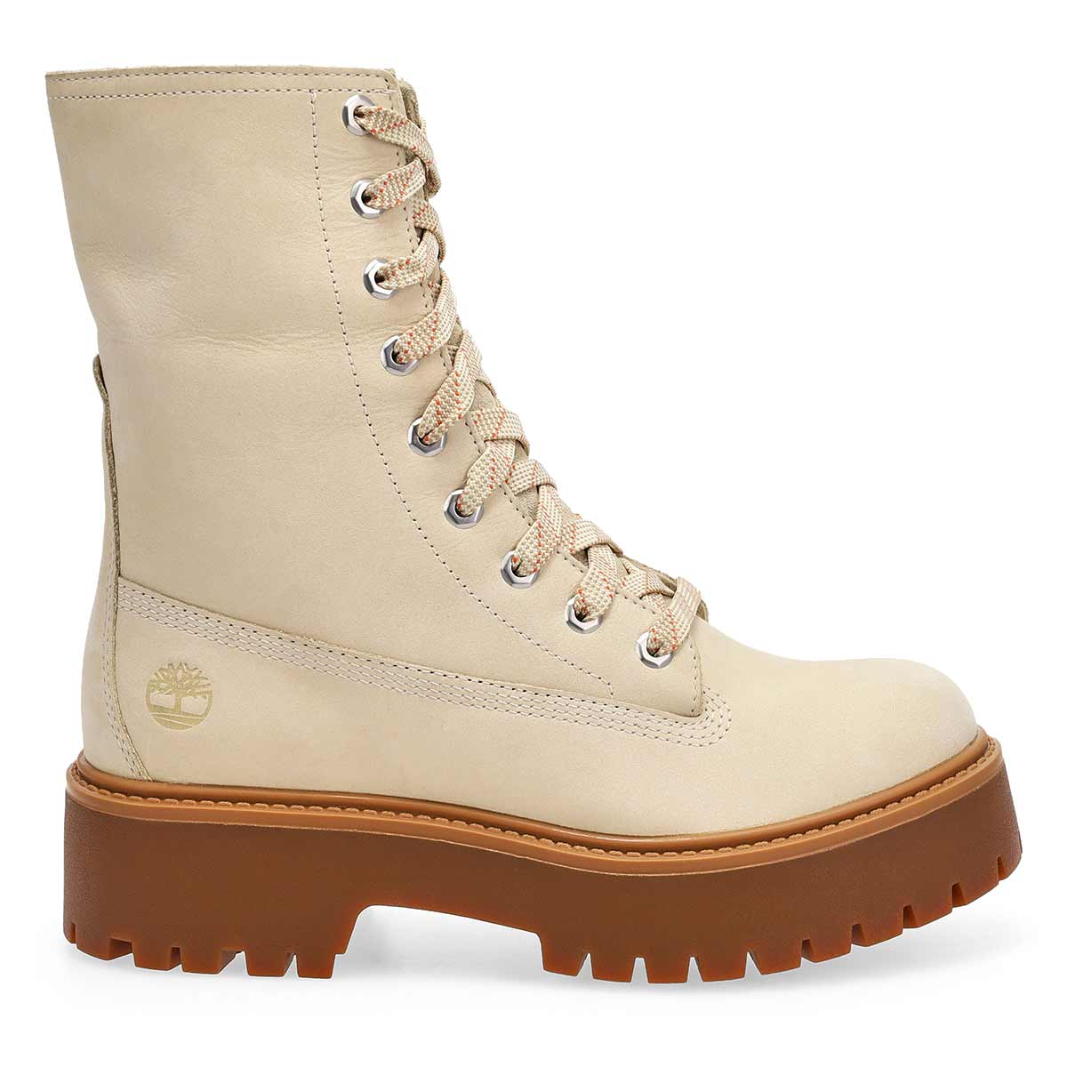 Botte mi-haute lacets Stone Street pour femmes