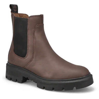 Lds Cortina Valley Chelsea Boot - Dark Brown