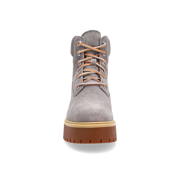 Women's Stone Street 6 Inch Lace Up Boot - Medium Grey