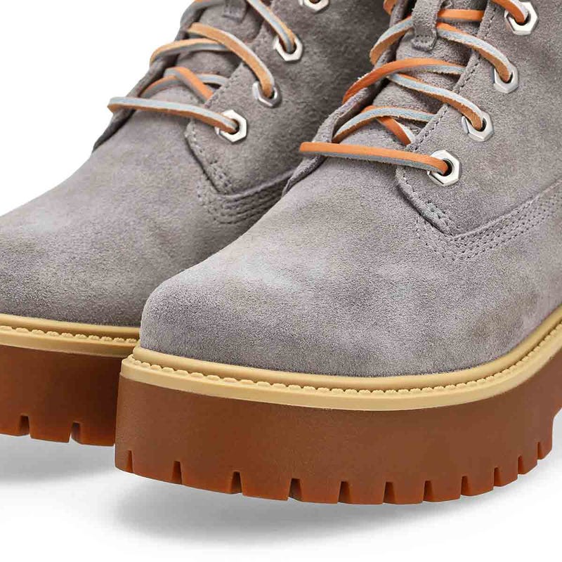 Women's Stone Street 6 Inch Lace Up Boot - Medium Grey