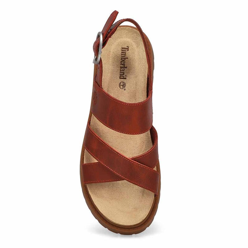 Women's Clairemont Way Cross Strap Sandal - Dark Red