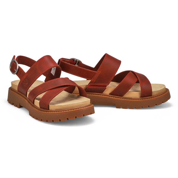 Women's Clairemont Way Cross Strap Sandal - Dark Red