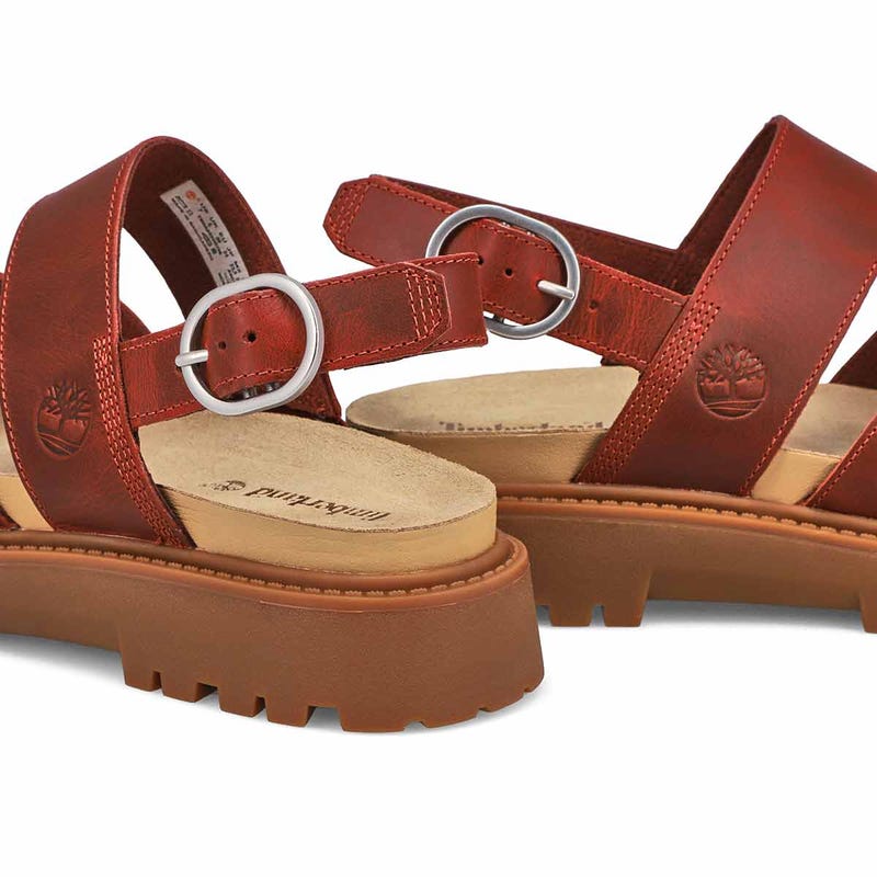 Women's Clairemont Way Cross Strap Sandal - Dark Red